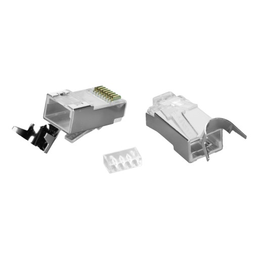Разъем сетевого кабеля nw017 позолоченный экран cat7 rj45 8p8c горный хрусталь h