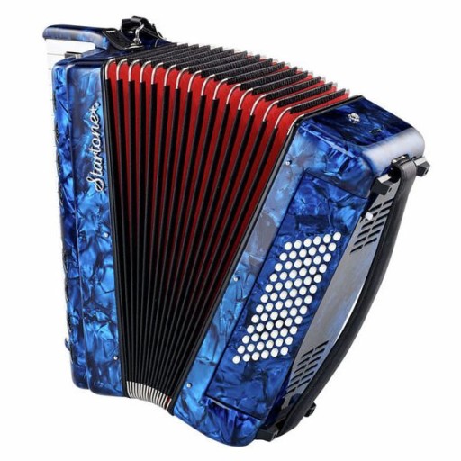 Аккордеон 72 баса Startone Piano Blue MKII
