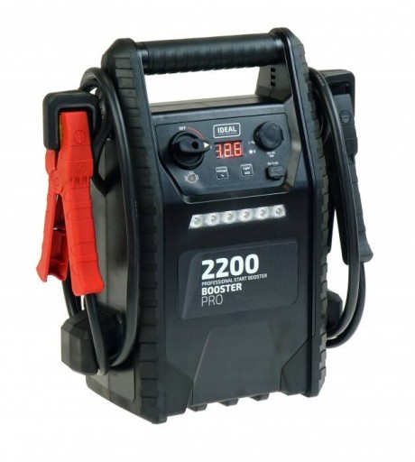 ПОРТАТИВНЫЙ СТАРТЕРНЫЙ АККУМУЛЯТОР LCD BOOSTER 2200 PRO IDEAL