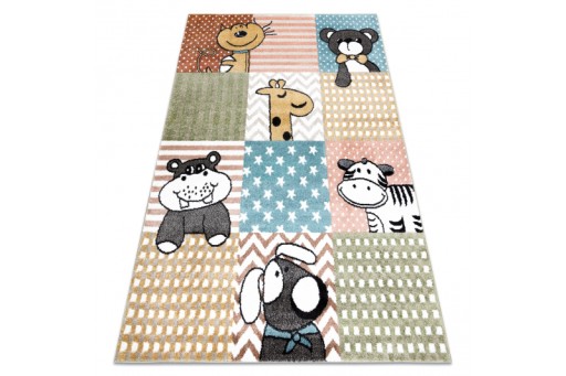 Ковер FUN PETS multi 120x170 ZOO животные котенок