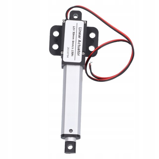 SIŁOWNIK LINIOWY ELEKTRYCZNY 12V WYSUW 50mm 150N