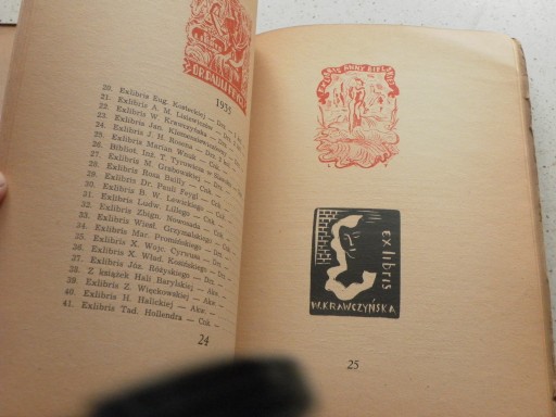 ЭКСЛИБРИСЫ 1947 ГОДА ЛЮДВИКА ТИРОВИЧА 1931 1947