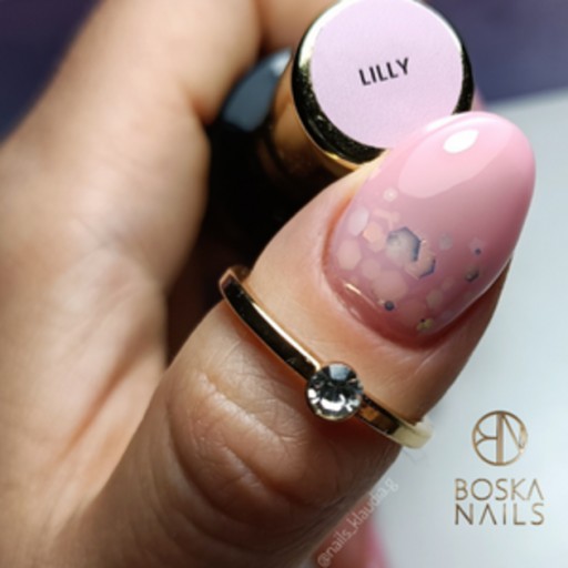 DIVINE NAILS PRO РЕЗИНОВАЯ БАЗА ГИБРИДНАЯ РЕЗИНОВАЯ БАЗА - ЛИЛЛИ - 6 МЛ
