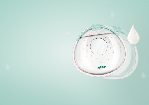 Kolektor sylikonowy na mleko Neno Claro 2 szt+etui