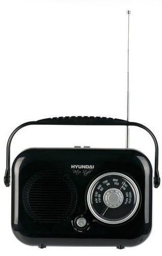 РАДИО РЕТРО HYUNDAI PR100 AM/FM AUX BATTERY/230V
