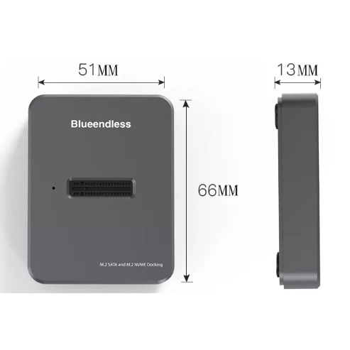 SSD-адаптер NVME/SATA, отсек M.2 USB C, 10 ГБ