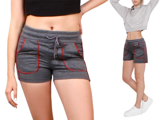СПОРТИВНЫЕ ШОРТЫ короткие ШОРТЫ графитовые 158# S/M