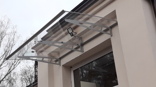 Навес над дверью Roof Straight 270x100 см Alu