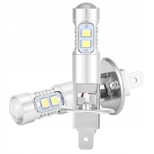 2шт светодиодные лампы H1 6000K SUPER WHITE 100W