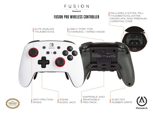 Беспроводная панель PowerA SWITCH Enhanced Fusion Pro