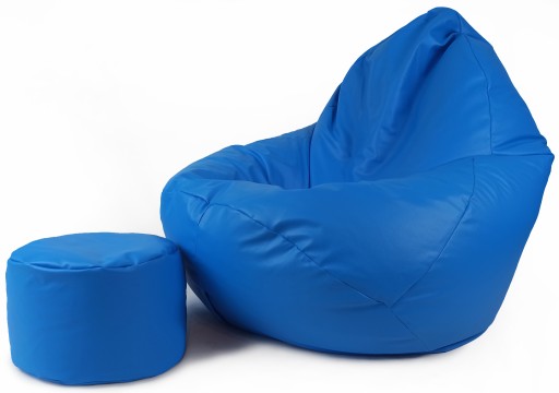Пуф Кресло XXXL BLUE sako pouffs подарочный шар