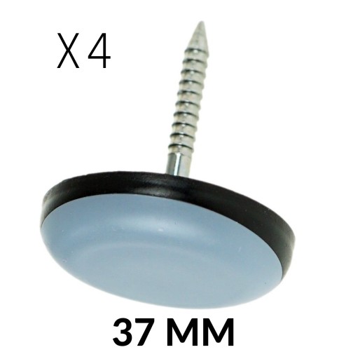 4x Podkładki teflonowe do mebli na gwóźdź fi 37mm