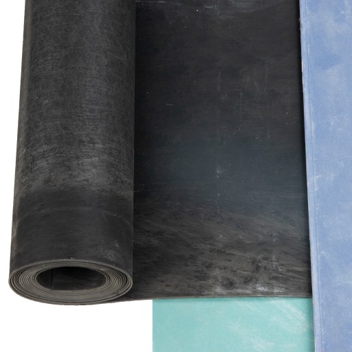 РУЛОН ИЗ ТВЕРДОЙ РЕЗИНЫ EPDM 2 мм 1 м2