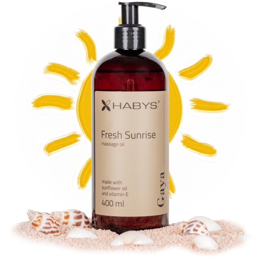 МАСЛО ДЛЯ МАССАЖА GAYA FRESH SUNRISE 400 МЛ HABYS