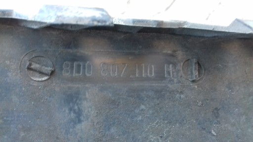 СПОЙЛЕР ПЕРЕДНЕГО БАМПЕРА 8D0807110H AUDI A4 B5 PASSAT B5 96-