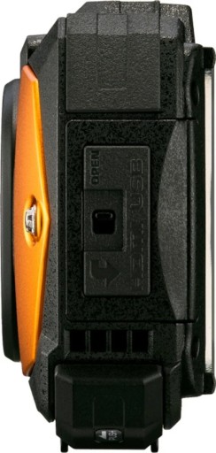 Камера Ricoh WG-80 оранжевого цвета