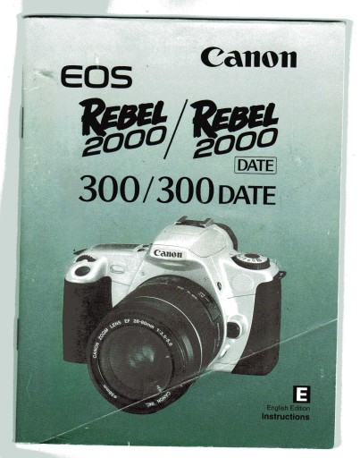 CANON EOS REBEL 2000 2000 ДАТА 300 300 ДАТА
