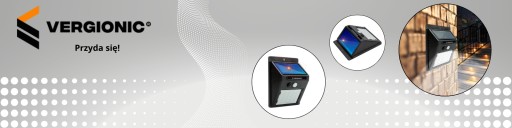СОЛНЕЧНАЯ СВЕТОДИОДНАЯ НАСТЕННАЯ СВЕТИЛЬНИК 3Вт/SMD + ДАТЧИК ДВИЖЕНИЯ В СУМЕРКАХ ЧЕРНЫЙ VERGONIC