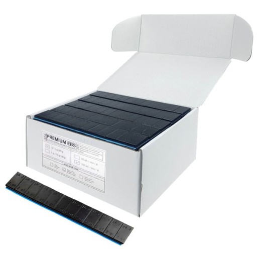Черные приклеенные грузики для дисков Alu Alufelg SLIM FLAT 12x5g