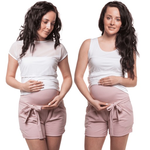 Хлопковые шорты, шорты для беременных Lena XXL.