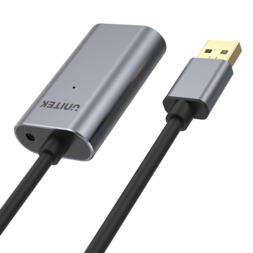 Przedłużacz USB Unitek Y-272 czarny 10 m