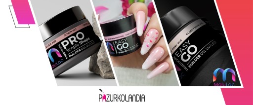 Большой набор для наращивания ногтей XXL: 10 гелевых гелей MaluLac + лампа в подарок