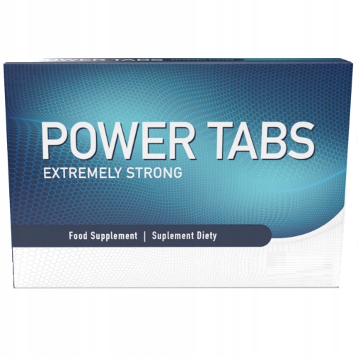 1x POWER-TABS NA POTENCJĘ EREKCJĘ WZWÓD SILNE