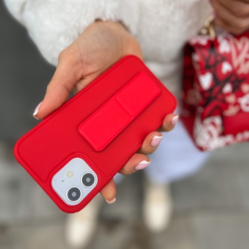 Стенд с красной ручкой для iPhone 12