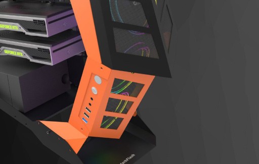 Корпус для компьютера DarkFlash K1, корпус Midi Tower Atx, окно, закаленное стекло