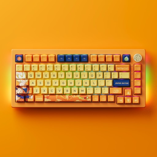 Механическая клавиатура Akko Dragon Ball 5075B Plus RGB с возможностью горячей замены, 2,4 ГГц