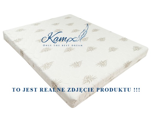 POKROWIEC na materac 180x210 ALOEVERA Pikowany
