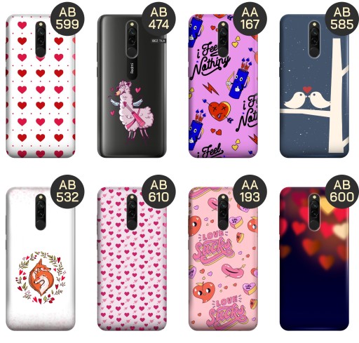 ЧЕХОЛ ДЛЯ XIAOMI REDMI 8 LOVE PATTERNS
