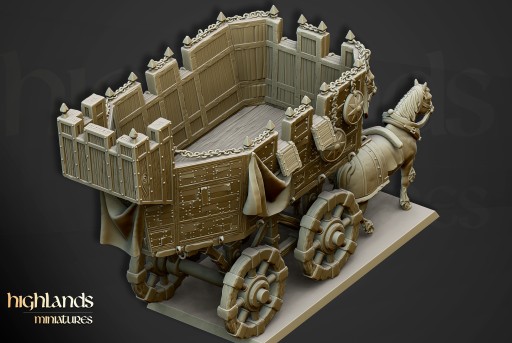 Wittemberg Wagon - Highlands Miniatures - 3D-печать