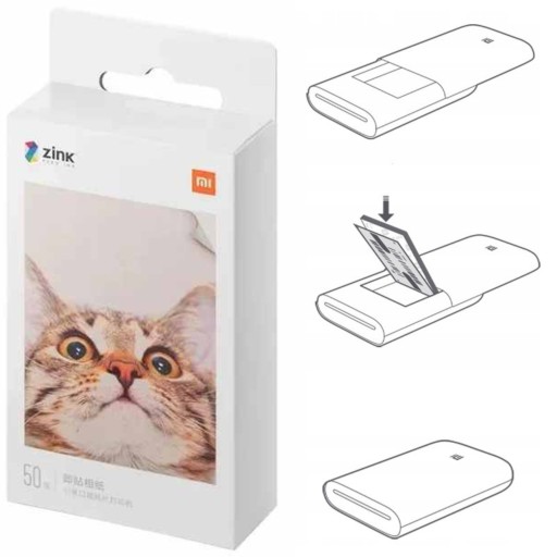 Xiaomi ZINK Portable - Портативный фотопринтер + фотобумага 50 шт.