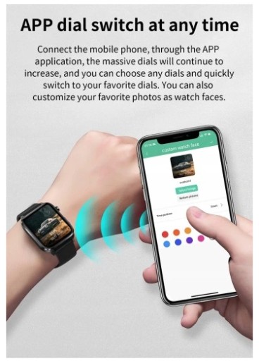 SmartWatch W909 Лазерный глюкометр для измерения артериального давления