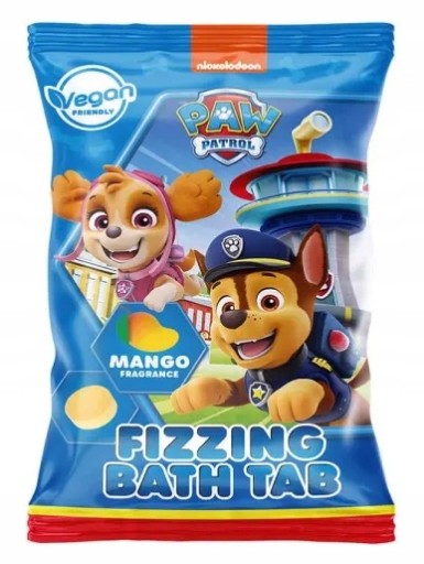 Шипучие пастилки для ванн PAW Patrol 40 г
