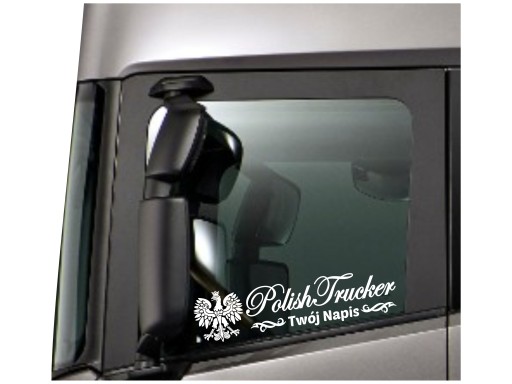 Наклейка на грузовик Eagle POLISH TRUCKER DRIVER Название * УЗОРЫ * ЦВЕТА * 44см