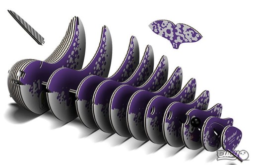 Narwal Eugy. Eko Układanka Puzzle 3D