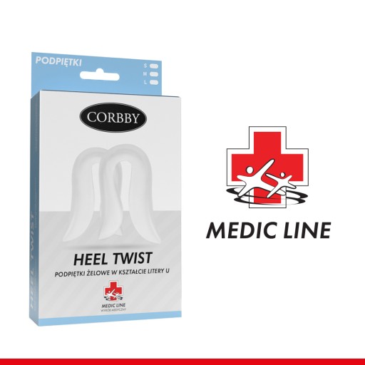 Каблук Corbby HEEL TWIST, размеры 43-46, бесцветный