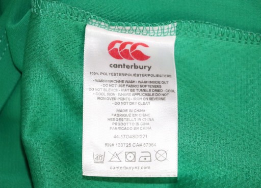 Футболка для регби CANTERBURY IRFU / L