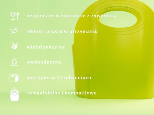 Корзина для покупок CLASSIC Flexibag 5,5 л лайм