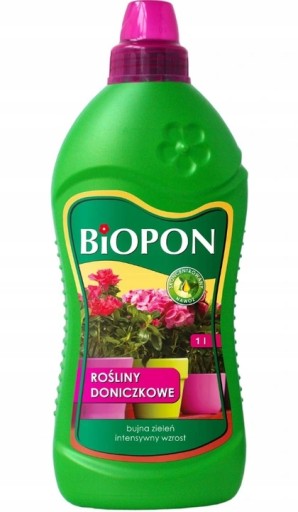 NAWÓZ W PŁYNIE DO ROŚLIN DONICZKOWYCH BIOPON 1l