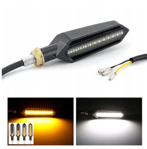 Динамические поворотники плюс СТОП 2 шт. 24LED