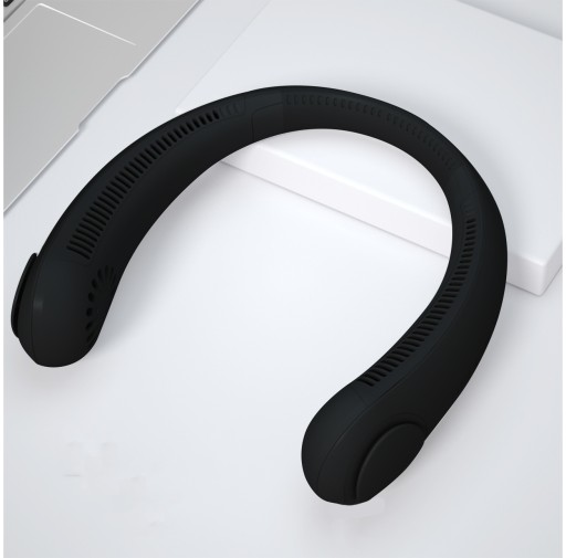 PRZENOŚNY WIATRAK SPORTOWY WENTYLATOR USB CZARNY