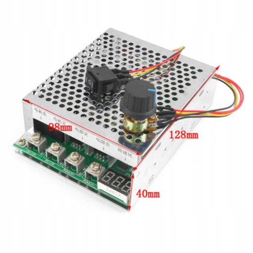 DC 10-55V 100A 3000W O Контроллер скорости двигателя