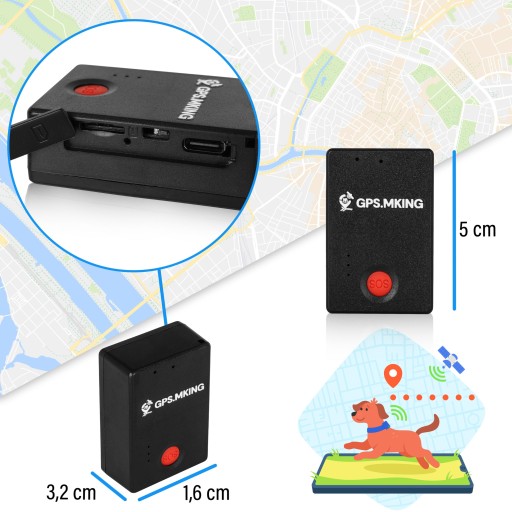 Чехол-ошейник с GPS-локатором для собак и кошек БЕЗ ПОДПИСКИ БЕСПЛАТНОЕ ПРИЛОЖЕНИЕ X5