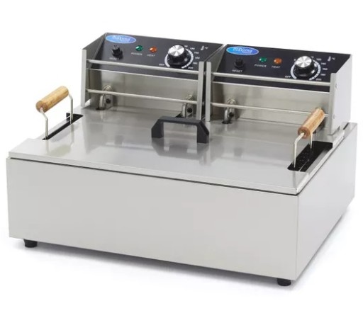 Frytkownica Elektryczna Olejowa 15L do 3kg Frytek 2 x 2500W Maxima 09365210