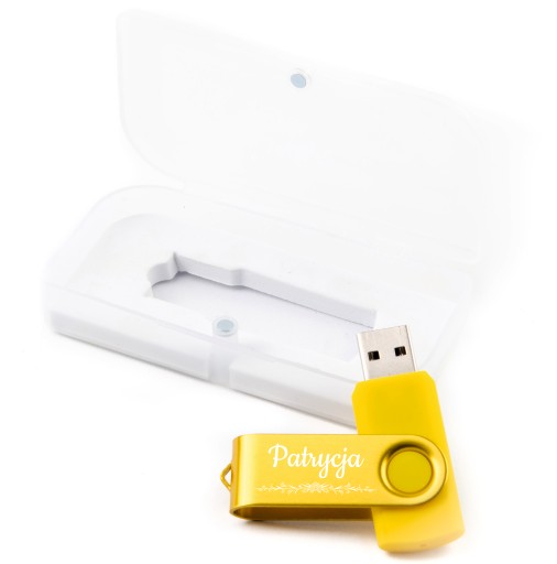 Подарок гравюры Pendrive 16 ГБ USB 3.0 + коробка + гравировка имя