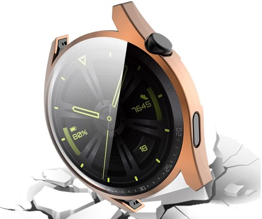ГИБКИЙ ЗАЩИТНЫЙ КОРПУС РОЗОВОГО ЗОЛОТА ДЛЯ HUAWEI WATCH GT 3 46MM