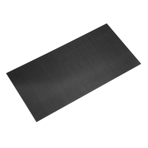Пластина из углеродного волокна 3K Twill, блестящая